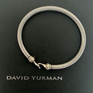 David Yurman Cable Bracelet with Hook Closure